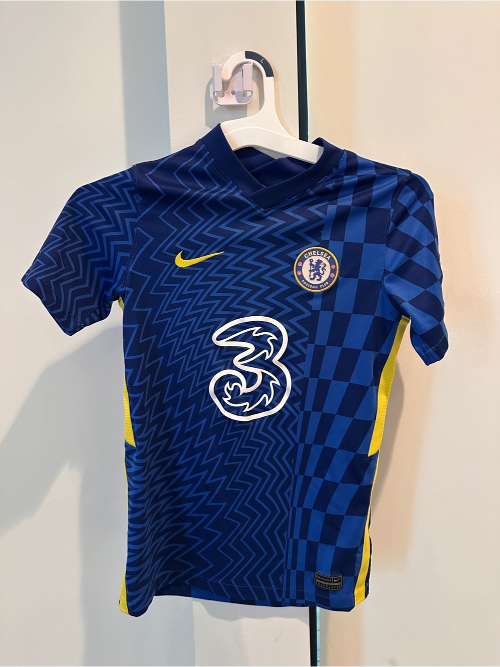 Nike Kids' Blue & Yellow Chelsea Soccer Jersey